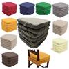 Generic Set 6 Cuscini Sedia Coprisedia Imbottiti Vesto Molla Loneta con Elastico (FANGO)