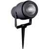 V-TAC FARETTO LED COB 12W CON PICCHETTO GRIGIO IP65 4000K (BIANCO NATURALE)
