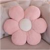LANFIRE Cuscino Fiore per Sedile Auto, Sedia, Divano e Letto - Decorativo in Peluche (40cm, Pink)