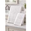 Corredocasa Coppia Asciugamano 1+1 Puro Lino Ricamata a Mano Prodotto Italiano per Bagno Casa Albergo Elegante qualità Extra per Un Tocco di Classe e Stile al Tuo Bagno, Fantasia 4