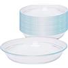 Sicignano Casalinghi Ingrosso Casalinghi Sicignano | 20 Vassoi Bavarese in Plastica Trasparente - Per Dolci, Dessert, Profiterole, Struffoli, Pastiera, Baba, Torta - Riutilizzabili e Facili da Pulire, Infrangibile, Antigraffio (26 cm)