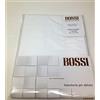 Bossi Federe Cuscino Letto Cotone Coppia 3 Volani Color VAR. Bianco 0001