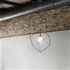 Perenz Sospensione In Metallo Verniciato Nero Serie Cube
