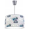 Light Home LH Light-Home - KOALE - Lampadario a Sospensione - Lampade a Sospensione in Metallo con Paralume Moderno - E27-1-Luce 35 cm - Koala Grigio