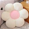Morbuy Cuscino a Forma di Fiore in Peluche Lanuginoso, Cuscini per Sedia Fiore Carina Morbidi,Tatami Nordico Angolo di Lettura Cuscini Decorativi per Camera da Letto (A. Bianco,50x50cm)