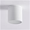 damastoreitalia Faretto da Soffitto da Esterno IP54 in Alluminio, Attacco GU10, per Lampadina LED 10W Max, Design Moderno, Impermeabile (Bianco)