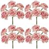 PuntoCasaStore 24 pz fiori artificiali fiorellino verde 3,5x13 cm bomboniera segnaposto composizione
