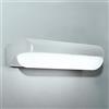 damastoreitalia Universo Applique LED da Esterno 12W Bianco - Luce Fredda 6500K IP65 - Lampada da Parete Rettangolare per Giardino, Muro, Ingresso - 1200 Lumen - Design Moderno in ABS(Bianco - Luce fredda 6000K)