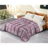 BANZAII TEXTILE INNOVATOR ONLINE Banzaii Trapunta Una piazza e mezza 220x260 cm Invernale in Ecopiuma da 380 gr/mq calda e morbida - Piumone Invernale Anallergico e Traspirante - Prodotto in Italia - Gaia Rosa