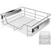 KESSER® Cassetto Telescopico - 2x 60cm ✓ Cassetto per Cucina ✓ Armadio per Cucina ✓ Cestello estraibile ✓ Armadio estraibile ✓ Cassetto ad estrazione totale