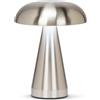 Maimeili Lampada da Tavolo LED Touch Metallo Ricaricabile a Batteria Portatile Regolabile in Luminosità Design Semplice per Ristorante Cena da Coppia Camera da Letto Bar KTV Picnic all'Aperto