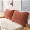 Hoowarm Cuscini Schienale Letto E Divano Cuscino Testiera Letto Singolo/Matrimoniale Removibile Cuscino da Parete Supporto Lombare Cuscino Schienale Cuscino Per Testiera Divano(D,60x50cm/23x19in(1pc))
