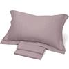 Novia: Raso Sateen completo letto 2 Piazze - ROSA - Completo letto di raso luxury, raso sateen 100% cotone, Facile da Lavare, Alta Qualità