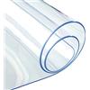 GYUEZX Tovaglia Trasparente in PVC,Protezione da Tavolo,Pellicola Protettiva, Tovaglie Impermeabile,Lavabile,Facile da Pulire,per In legno Tavoli da Pranzo,Scrivanie e Armadi,30x30cm,Spessore 2 mm