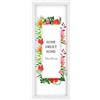 MG Design Cornice 20x50 cm - colore Bianco, in legno, con vetro acrilico - da appendere in verticale o in orizzontale, senza sfondo, per foto, poster, puzzle