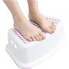Pacienjo Sgabello per WC Accovacciati - Antiscivolo ed Ergonomico per Fare la Cacca da Bagno - Robusto per Vasino, Sano per Anziani e Bambini
