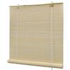 vidaXL Tapparella Avvolgibile Bambù Naturale 80x160cm Persiana Tenda Oscurante