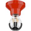 ledscom.de Plafoniera LED Elektra rosso porcellana incl. lampada a specchio E27 646lm bianco