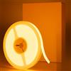 MAKA change your life quality MAKA Striscia Led Cob Adesiva 10 metri, Striscia LED Esterno 24V Alta Luminosità, 280 Luci al Metro - Ip68 Impermeabile - 15W/m, Luci Led Camera da Letto (Senza Trasformatore, Luce calda (3000K))