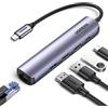 UGREEN Hub USB C, HDMI 4K@60Hz, Ethernet 1000Mbps, PD 100W, 2 USB 3.0, Docking Station Compatibile con Steam Deck, MacBook PRO/Air M1 M2 2023 2022, Surface PRO 8, Galaxy S23 Tab S8, dell XPS 15 13