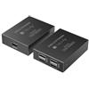 Techly 365580 Extender USB 2.0 High-Speed 4 Porte su Cavo Cat.6 150m Nero