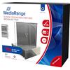 MediaRange 10 custodie Mediarange CD slim 5,2mm con tray nero