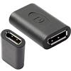 VMOJO Adattatore DisplayPort, 4K DP femmina a femmina, nero