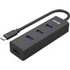 UNITEK Hub USB a 4 porte 3.0 + 1 Microusb/SuperSpeed Data Hub Distributore multipunto per PC, laptop, tastiera, mouse, stampante/iOS (Mac) + compatibilità Windows/Plug&Play/Y-3089