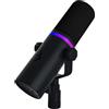 BEACN Dark Dynamic USB Mic per PC, microfono professionale per podcast, giochi, streaming, microfono da scrivania di qualità da studio per YouTube, Twitch e registrazione, microfono per PC, giochi e