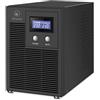 Atlantis A03-HP4003PXLN Gruppo di Continuità Low Noise 36,6dbA Onda Sinusoidale Pura 3000VA 2100W Line Interactive, display LCD, USB-HID, 3 IEC + 2 Schuko, RS232, slot SNMP, 4 batterie 12V-7Ah