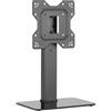 Techly 364095 Supporto Universale da Tavolo per Monitor e TV da 23 a 43 Nero