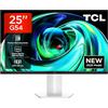 TCL Gaming Monitor 25G54 mini-LED da 25, risoluzione FHD, 144 Hz, pannello IPS, 450 nit, VESA Display HDR 400, 93% DCI-P3 Wide Color Gamut, certificazione TÜV Rheinland Flicker-Free e Low Blue Light