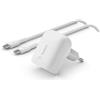 Belkin Caricabatteria da Parete USB-C Power Delivery da 20 W, Caricatore Rapido Certificato USB-C Pd 3.1 Pps, Design Compatto per i Viaggi, per iPhone 15, Pro, Max, Mini, iPad, Galaxy, Pixel e Altri