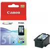 Canon ORIGINALE CANON CL-513 CARTUCCIA ORIGINALE PER CANON MP 240, MP 260, MP 480, MX 330, MX 320. CL513 2971B001 CAPACITA' 4,33MLX3