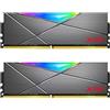 XPG Spectrix D50 - DDR4 - Kit - 32 GB: 2 x 16 GB - DIMM 288-PIN - 3600 MHz / PC4-28800 - ungepuffert