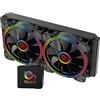 TALIUS, TECH 4 U Talius Skadi - Frigorifero Liquido per PC RGB. Ventola per CPU Compatibile con Intel-AMD - Ventola 240 mm (2 ventole)