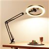 Evershop Luce ad anello con treppiede per cellulare Overhead,10,2 ad anello con telecomando, lampada ad anello flessibile, per lo streaming, tavolo portatile, luce 3 colori di luce + 10 luminosità