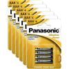 PANASONIC Confezione da 6 blister da 4 batterie alcaline Power Bronze LR03 AAA 1,5 V
