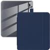YoungMe Cover per 7 Pollici Kobo Libra Color 2024 Rilasciato, Ultra Clear Soft Flessibile Trasparente TPU Back Cover con Auto Sleep/Wake per Kobo Libra Colore, Blu Scuro