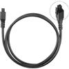 LICAEVEY Cavo di Prolunga a 4 Pin per AMS Lite, Cavo di Prolunga 1 M con Guscio in PVC con Nucleo in Rame 22 AWG e Anello magnetico(Nero) (Modello senza anello magnetico)