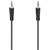 Hama 205287 - Cavo audio jack maschio a jack jack da 3,5 mm, stereo da 0,5 m, nero