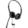 Yealink YHS34 DUAL - Cuffie a banda larga con cuscinetti in pelle per telefoni IP