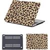HLAAJJX Custodia Opaca per Macbook Pro 13 pollici M1 M2 Touch ID,Versione 2016-2012 A1706 A1708 A1989 A2159 A2251 A2289 A2338,Case Cover Duro per Apple Mac Pro 13.3,Stampa Leopardata