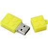 OneSquareCore 16GB Building Blocks Modello USB Flash Drive Dispositivo di archiviazione USB 3.0 Disco flash USB Memory Stick USB 3.0 Chiavetta USB Disco U U Thumb Drive Memoria flash USB Disco USB - Giallo