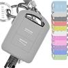 mt key Key Soft Case Cover protettiva Chiave per auto Opel Combo C Corsa C Meriva A Tigra Twin Top/Colore: Grigio