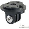 babominimer Supporto per Fotocamera da Bici per Garmin Edge - Montaggio Frontale con Adattatore GoPro - Opzioni di Montaggio Versatili