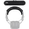 Voarmaks Federa per cuscino per fascia compatibile con cuffie Marshall Major V, Major IV, Major III, Monitor III, Monitor II, cuscino morbido spesso 6 mm, cursore senza cerniera oscillante, con