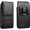 ZORSOME Custodia a fondina per Samsung Galaxy S24 S23 S22 S21 S20 Ultra, S20 Plus, Note 20 Ultra, con clip per cintura, in pelle, per iPhone 15, 14, 13, 12 Pro Max, colore: nero