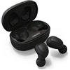 Majestic Auricolari Wireless Bluetooth EW-20 + Custodia Ricarica Nero