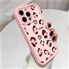 QIODAYI Compatibile con Honor X6b 4G, Custodia Morbida Silicone con Stampa Leopardata, Fiocco Motivo Cuore, Design Fresco Semplice